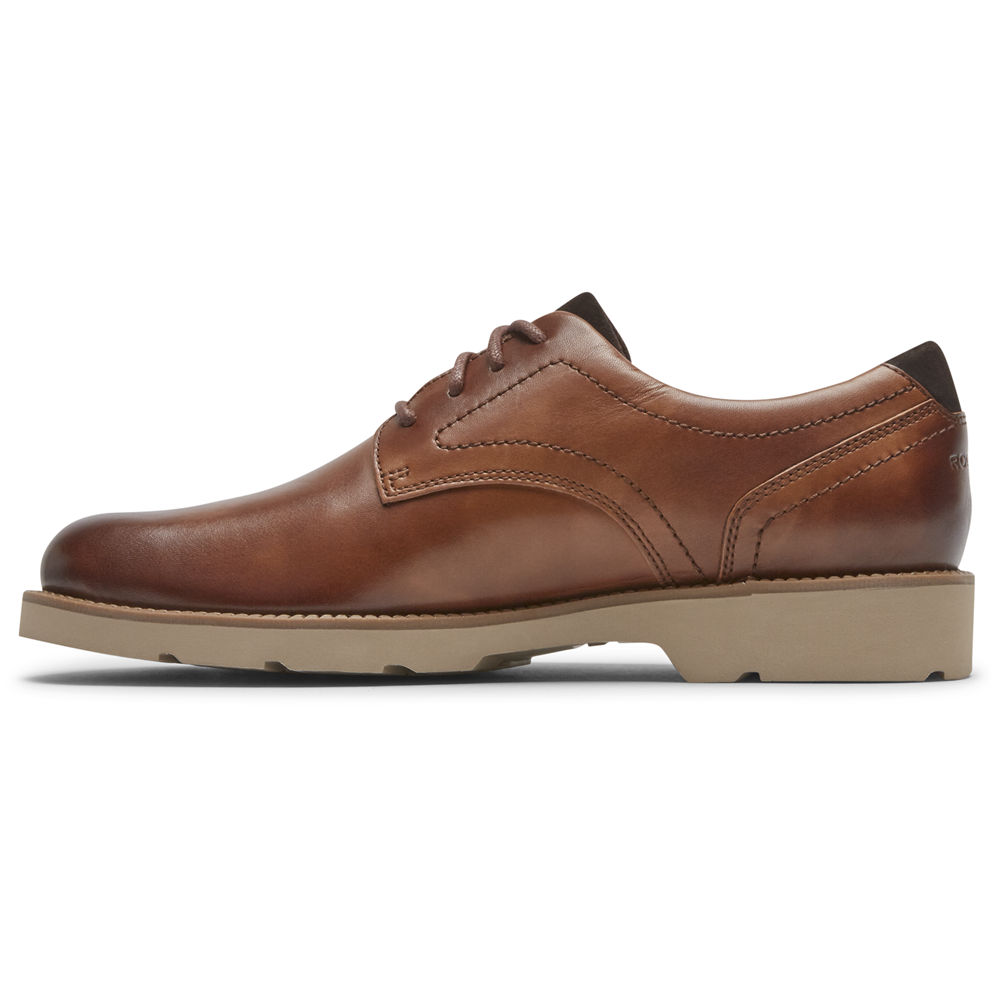 Oxfords Rockport Homem Marrom - Bradlee Plain Toe - 21096XJIM